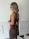 Keisha Scarf Maxi Dress - Autumn Floral