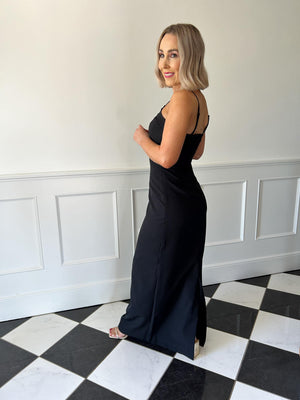 Pocelle Corsage Dress - Black