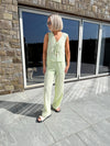 Tobine Tie Waistcoat - Lime Green