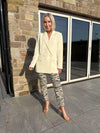 Gina Double Breasted Blazer - Lemon
