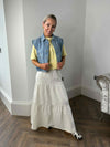 Sikka Maxi Skirt - Cloud Dancer