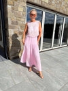Joy Sleeveless Crochet Top - Pink