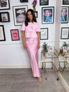 Talia Bow Jacket - Pink