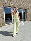 Tobine Tie Waistcoat - Lime Green