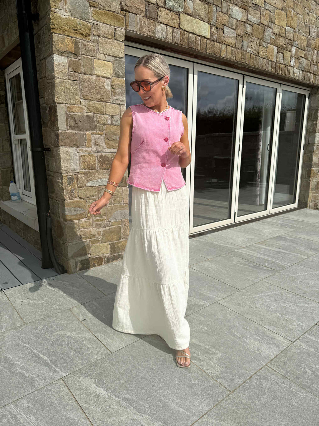 Sikka Maxi Skirt - Cloud Dancer
