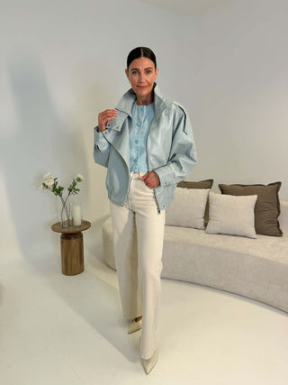 Yaz Denim Waistcoat - Blue