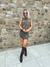 Chia Sleeveless Top - Fondue Fudge Snake