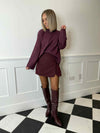 Reynard Sweater - Mauve Wine