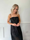 Silla Strap Maxi Dress - Black