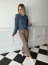 Ally Denim Jacket - Light Blue Denim