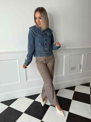 Ally Denim Jacket - Light Blue Denim