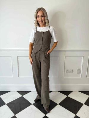 Pepper Strap Vest - Morel