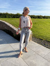 Ario Sleeveless Abstract Top