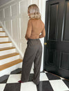 Mamilla Wide Leg Trousers - Hot Fudge