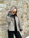 Nora Collar Jacket - Morel