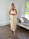 Lissy Ruffle Midaxi Dress - Yellow