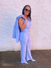 Carla Waistcoat - Sky Blue