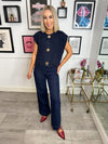 Dali Wide Leg Jeans - Dark Denim