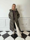 Jolie Long Puffer Coat - Morel
