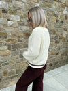 Charlie Knitted Cardigan - Cloud Dancer/Windsor