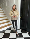 Cherry Mix Puffer Jacket - Birch Aluminum