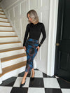 Petrolium Gathered Mesh Skirt - Black