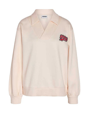Believe Polo Sweater - Red Patch