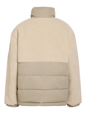 Cherry Mix Puffer Jacket - Birch Aluminum