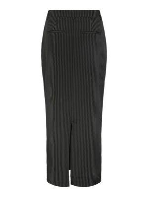 - Tailored maxi skirt - High waist - Zip-up fly with hook-and-eye fastening - Belt loops - Front pockets - Welted back pockets - Back slit detail - Regular fit