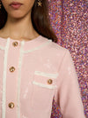 Headline Sequin Mini Dress - Pale Pink