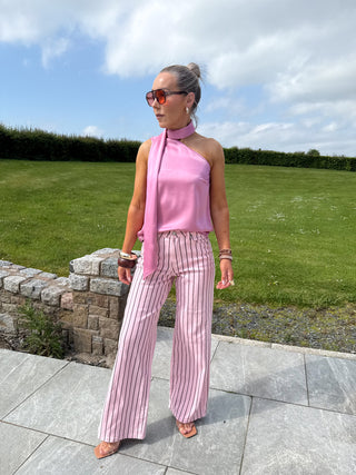 Yasannalina One Shoulder Top - Pink
