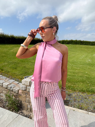 Yasannalina One Shoulder Top - Pink
