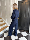 Mandi Half-Zip Knit Jumper - Navy