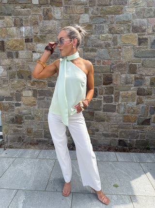 Yasannalina One Shoulder Top - Green