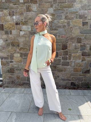 Yasannalina One Shoulder Top - Green
