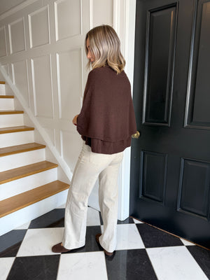 Tami Wide Leg Jeans - Taupe