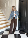 Clua High Waist Trousers - Coffee Bean