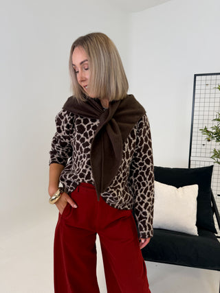 Ary Triangle Scarf - Chicory Coffee
