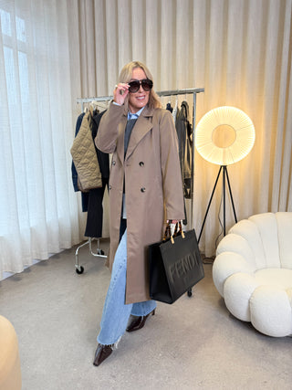 Scarlett Trenchcoat - Brown Lentil