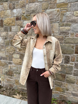 Lennox Denim Shacket - Bambi