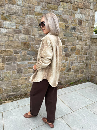 Lennox Denim Shacket - Bambi