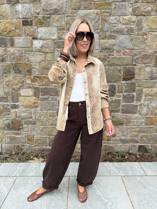 Lennox Denim Shacket - Bambi