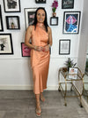 Celia Dress - Coral