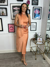 Celia Dress - Coral