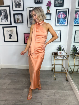 Celia Dress - Coral