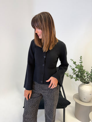 Jade Knit Cardigan - Black