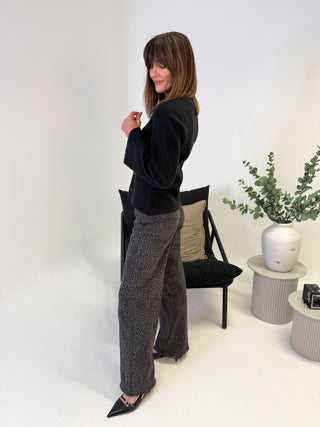 Jade Knit Cardigan - Black