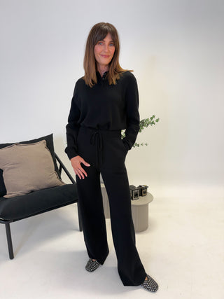 Cassie Knit Trousers - Black
