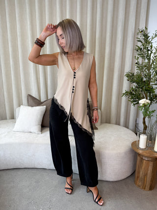 Freya Balloon Jeans - Black
