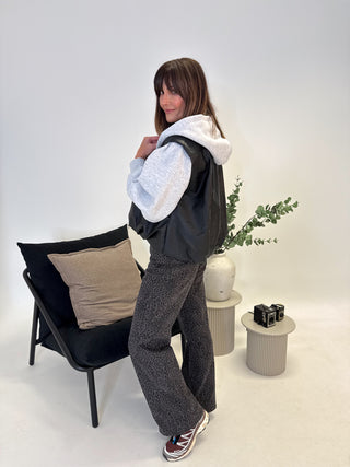 Tori PU Gilet - Black